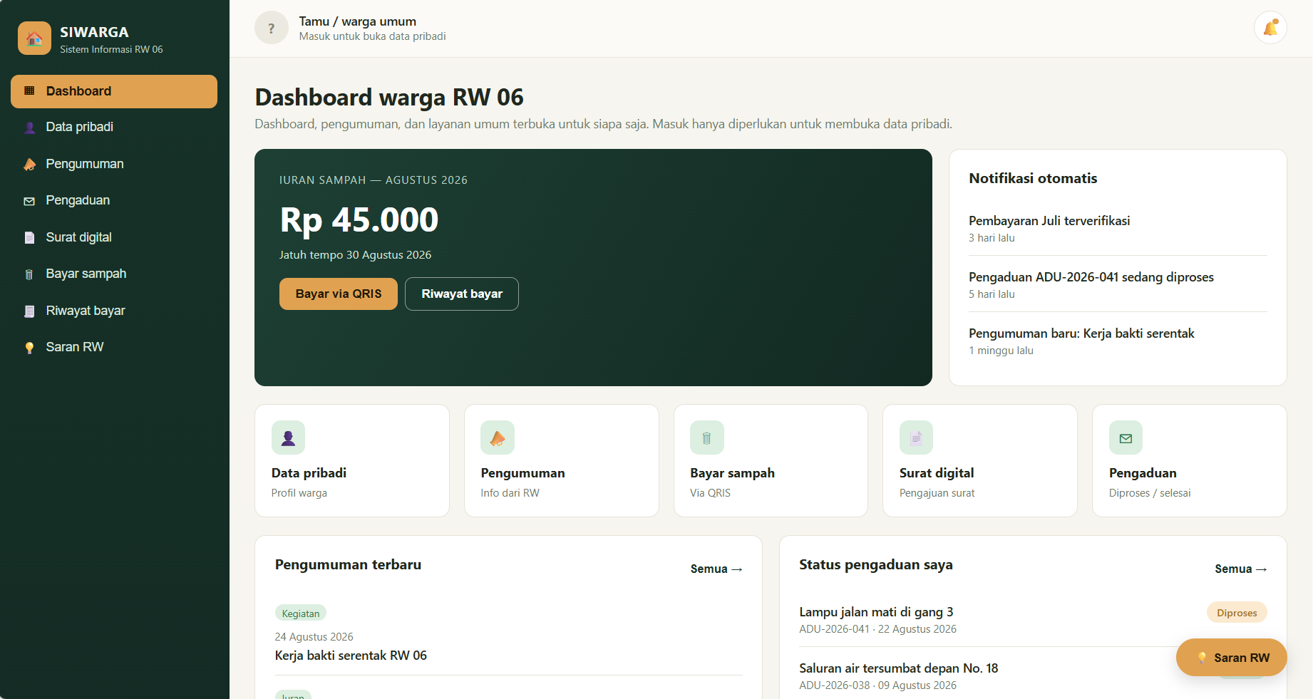 KampoengWeb screenshot
